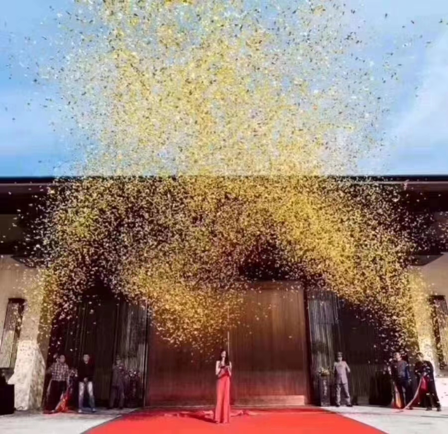 co2 confetti cannon machine