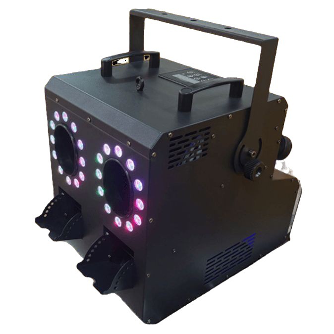 Two Outputs LED Fog Bubble Machine